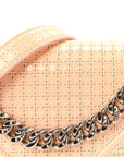 Patent Micro-Cannage Small D1ORama Flap Bag Rose