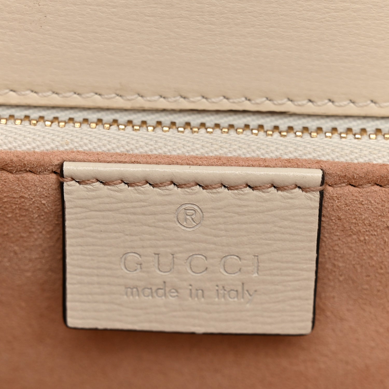 GG Supreme Monogram Horsebit 1955 Shoulder Bag Beige Mystic White
