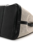 Toile Buffle Skipper Garden Party 36 MM Tote Black