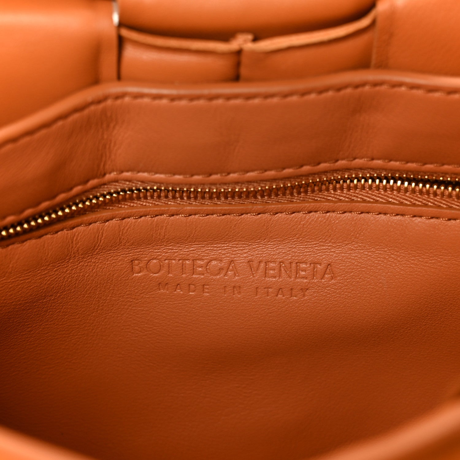 Lambskin Maxi Intreccio Padded Chain Cassette Crossbody Bag Caramel