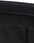 Calfskin Embossed Stitch Large Boy Flap Black