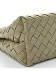 Nappa Intrecciato Small Andiamo With Chain Shoulder Bag Travertine