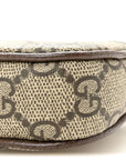 GG Supreme Monogram Textured Dollar Calfskin Mini Ophidia Chain Bag Beige Ebony