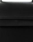Grained Calfskin Mini Belt Bag Black
