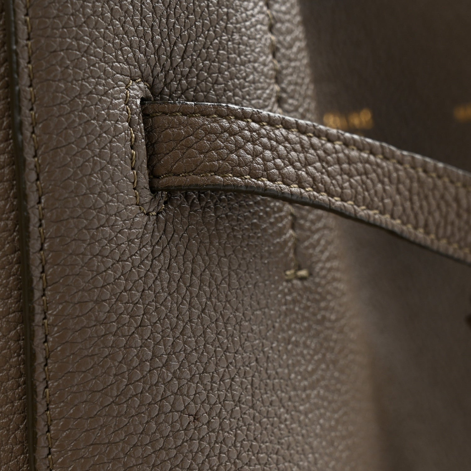 Soft Grained Calfskin Small Belt Cabas Phantom  Taupe