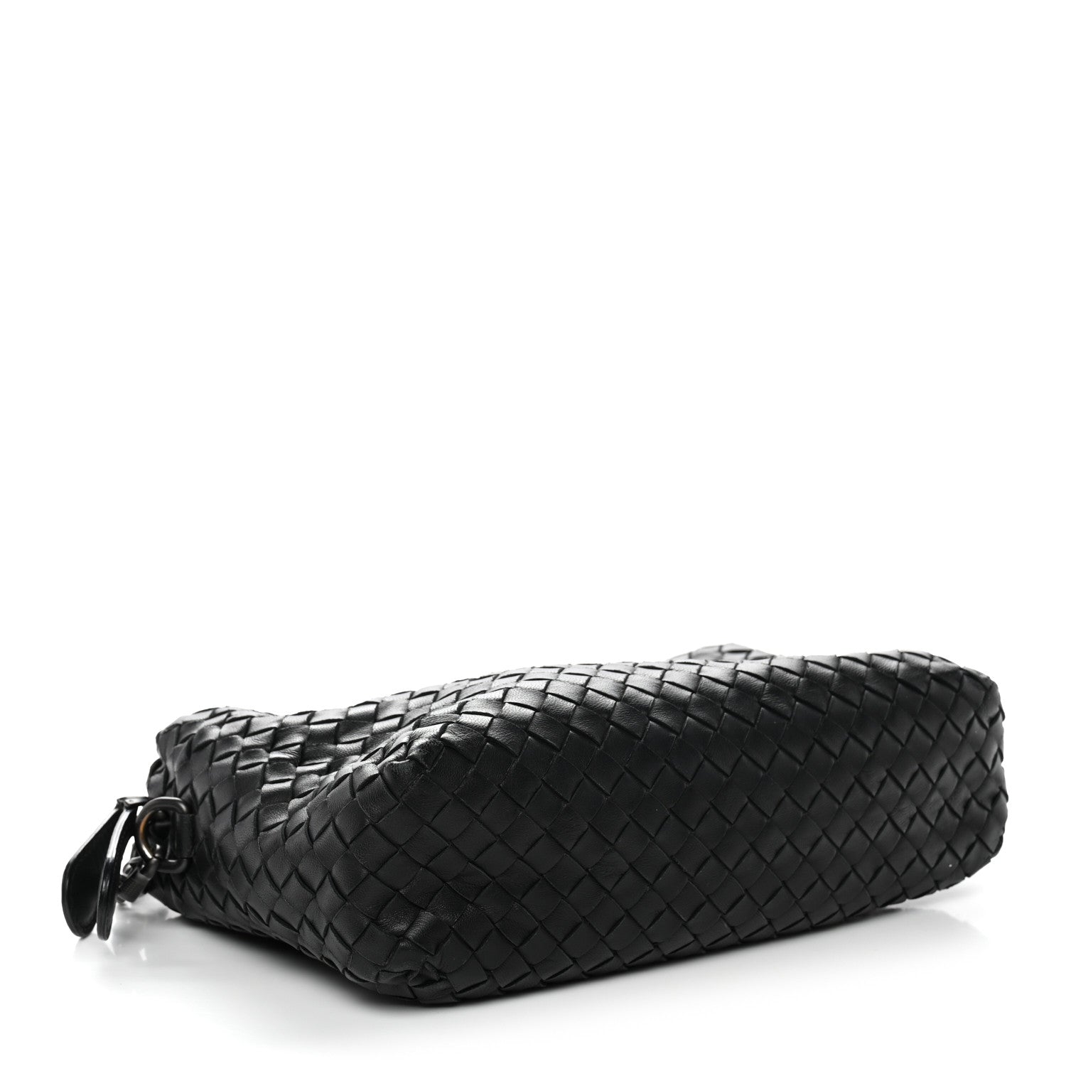 Nappa Intrecciato Crossbody Messenger Black