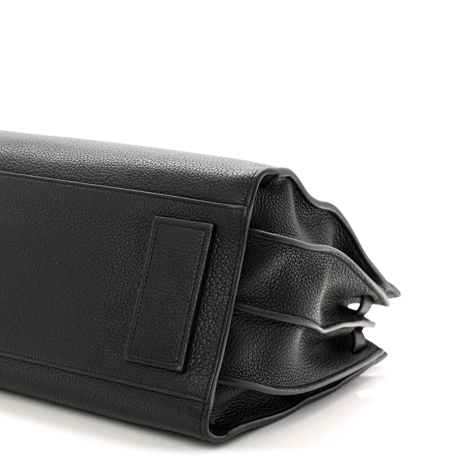 Grained Calfskin Small Supple Sac De Jour Black
