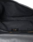 Nappa FF 1974 Embossed Large Baguette Black