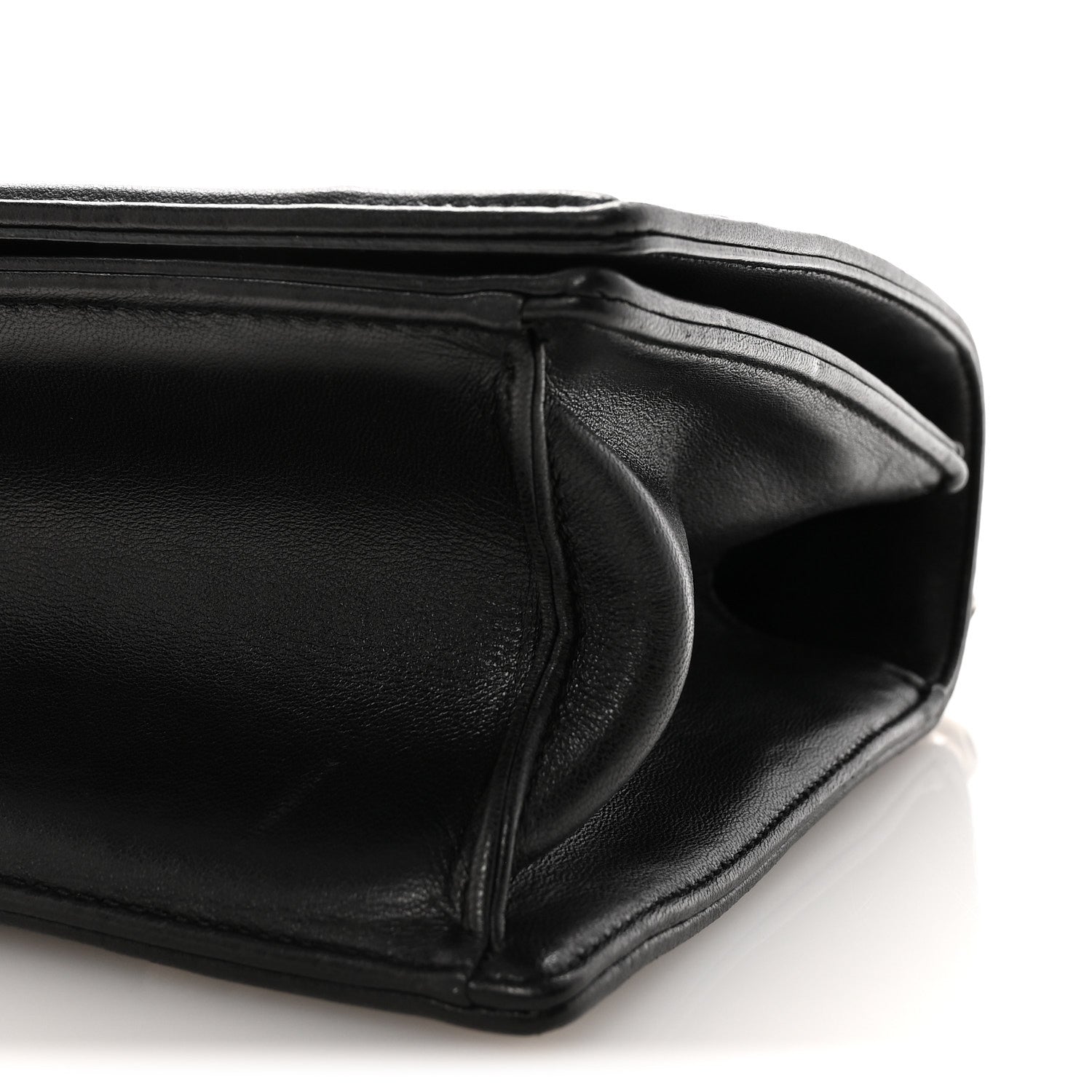 Lambskin Multi Studded Medium D1ORama Flap Bag Black
