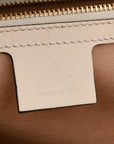 GCCIssima Medium Padlock Shoulder Bag Black Mystic White