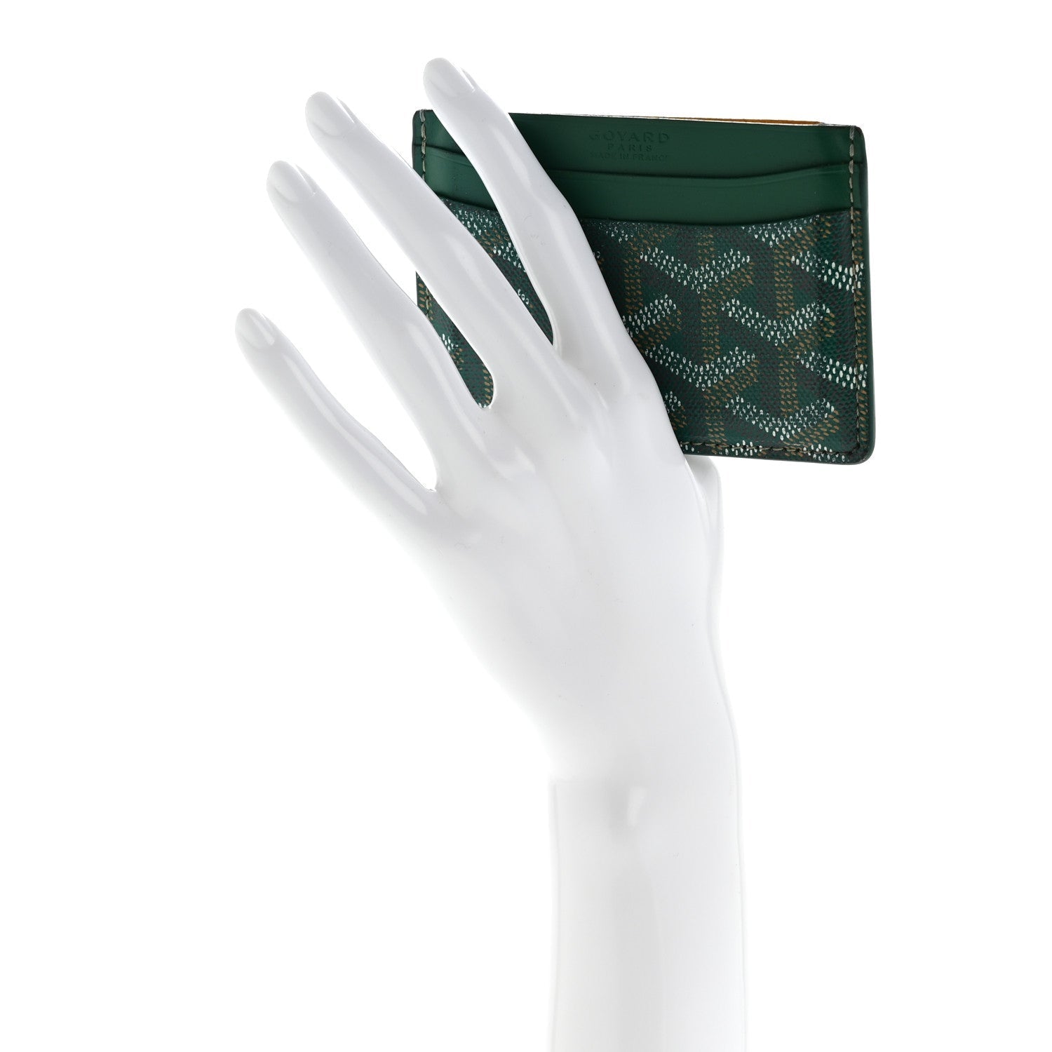 Goyardine Saint Sulpice Card Holder Green