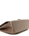 Metallic Aged Calfskin Quilted 2.55 Reissue 227 Flap Dark Gold
