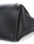 Supple Calfskin Medium Phantom Luggage Black