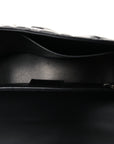 Calfskin Macrocannage Large Caro Bag Black