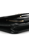 Caviar Quilted Business Affinity Clutch With Chain Black