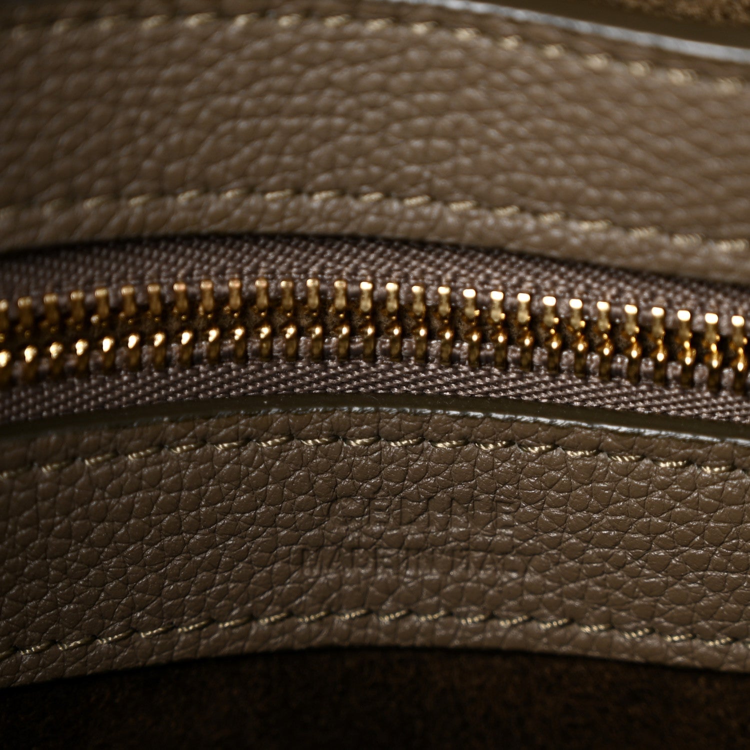Soft Grained Calfskin Small Belt Cabas Phantom  Taupe