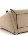 Grained Calfskin Nano Belt Bag Light Taupe