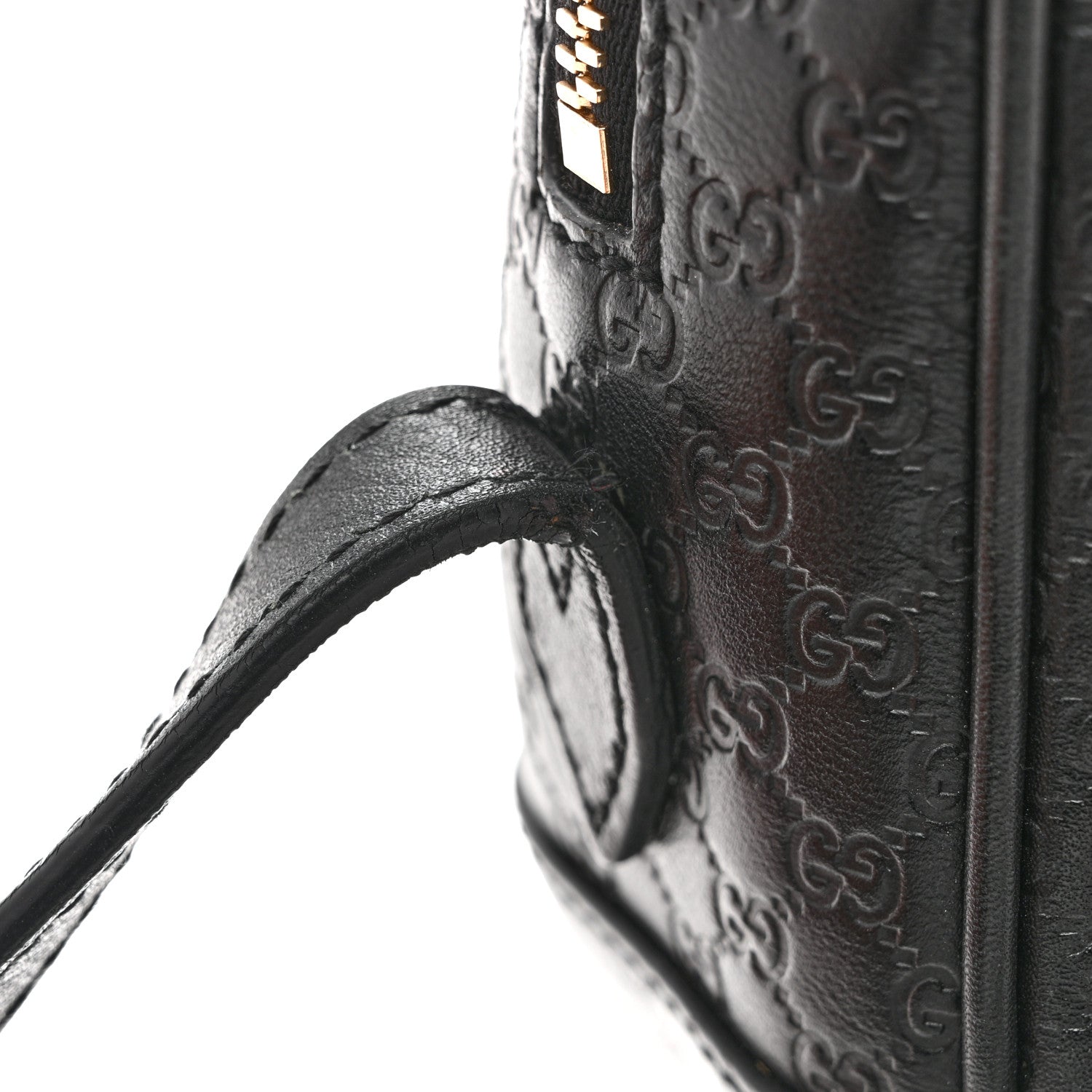 MicroGCCIssima Mini Bree Messenger Bag Black