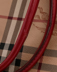 Haymarket Check Small Salisbury Tote Military Red