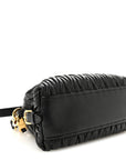 Nappa Matelasse Dome Crossbody Black