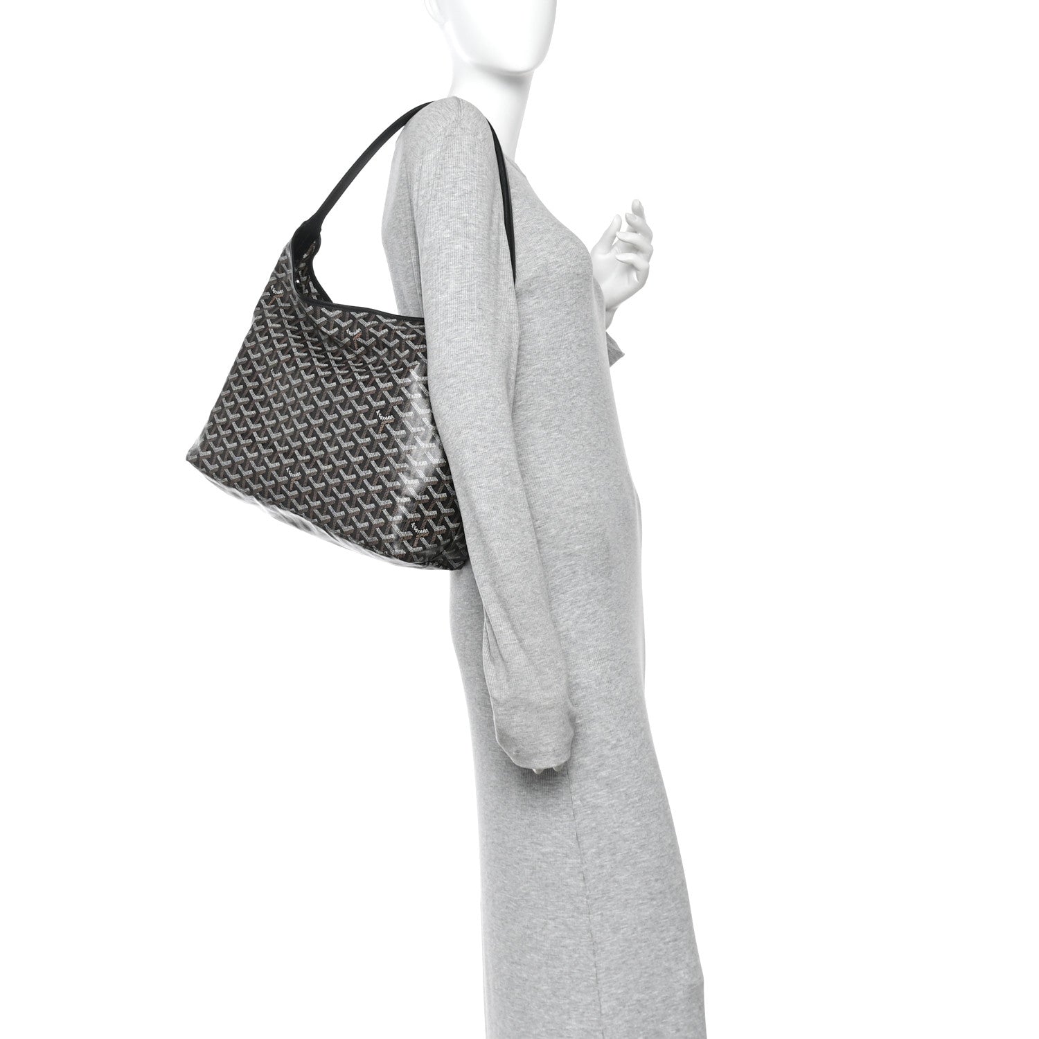 Goyardine Boheme Hobo Black