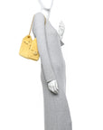 Suede Quilted Mini CHNL 25 Handbag Yellow