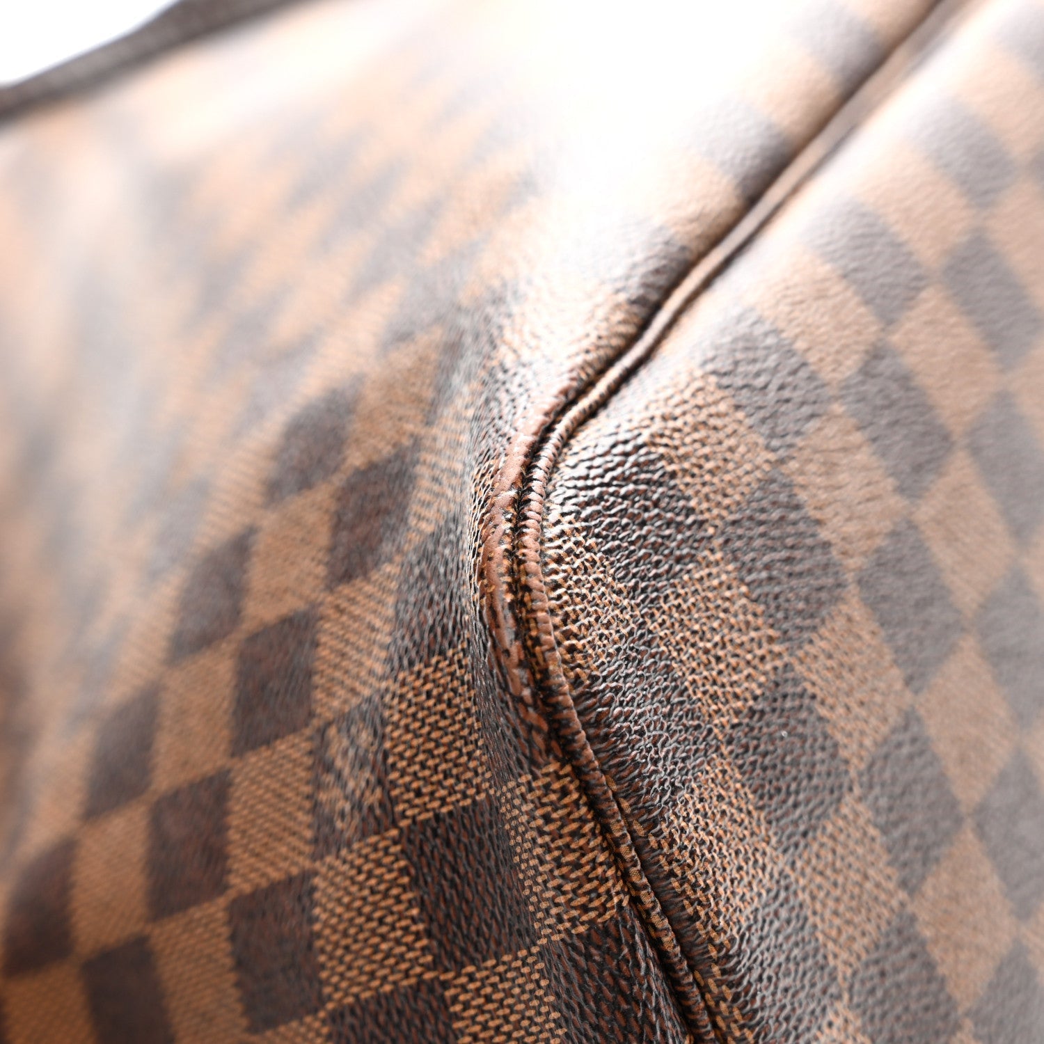 Damier Ebene Neo Neverfull MM Rose Ballerine