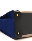 Elephant Calfskin Suede Mini Tri-Color Luggage Sand