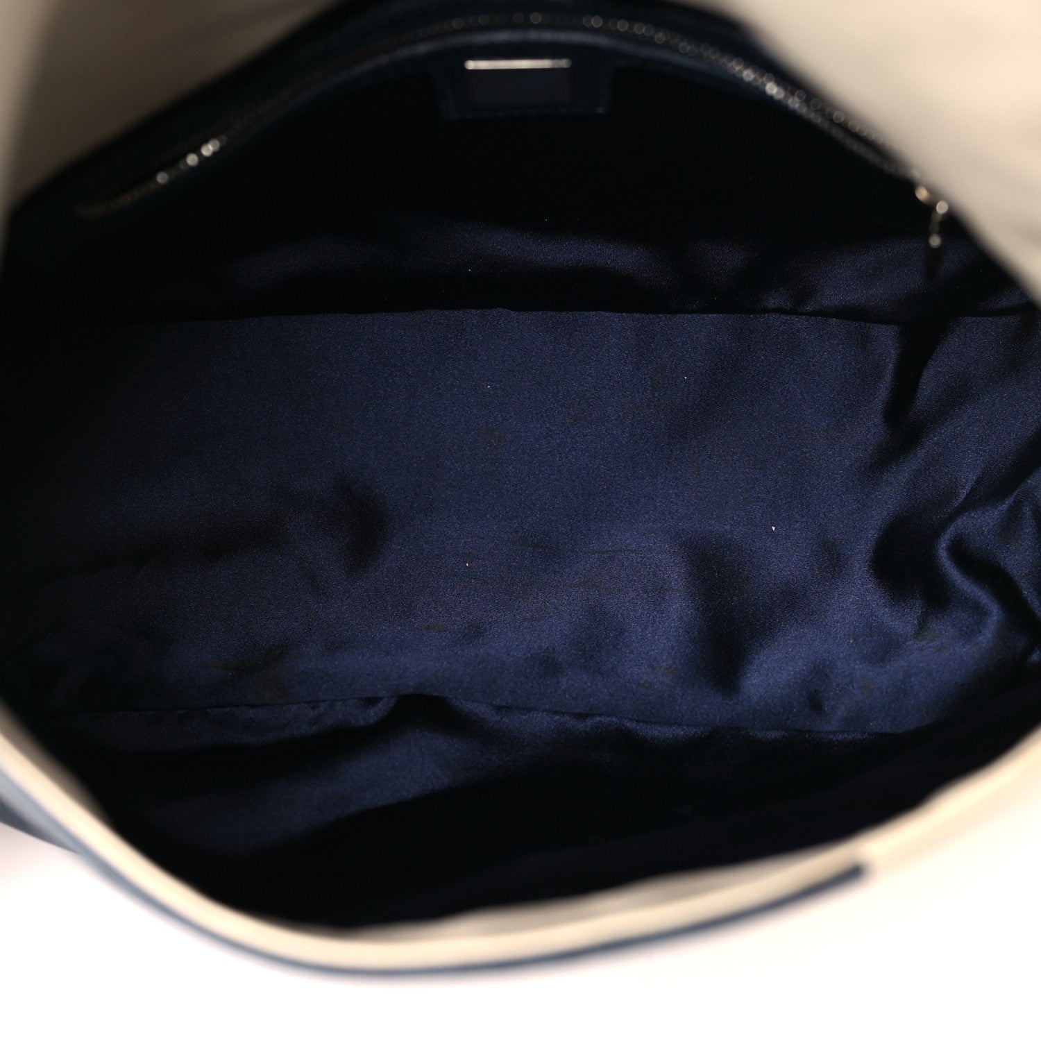Vitello Bi-Color Mama Baguette Blue Beige