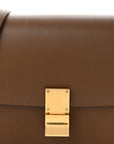 Box Calfskin Medium Classic Box Flap Bag Camel