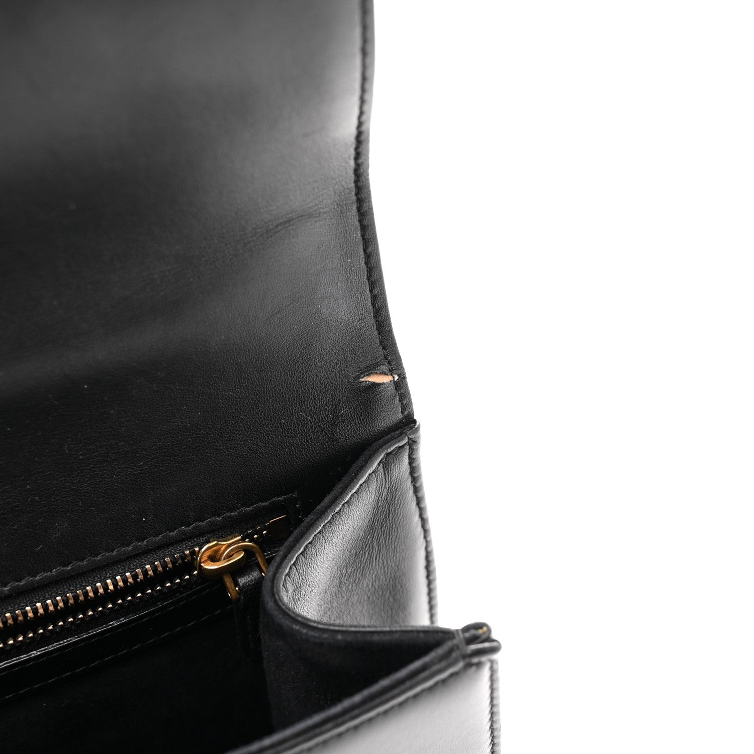 Lambskin Studded Medium D1ORama Flap Bag Black