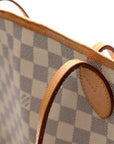 Damier Azur Neo Neverfull MM Rose Ballerine