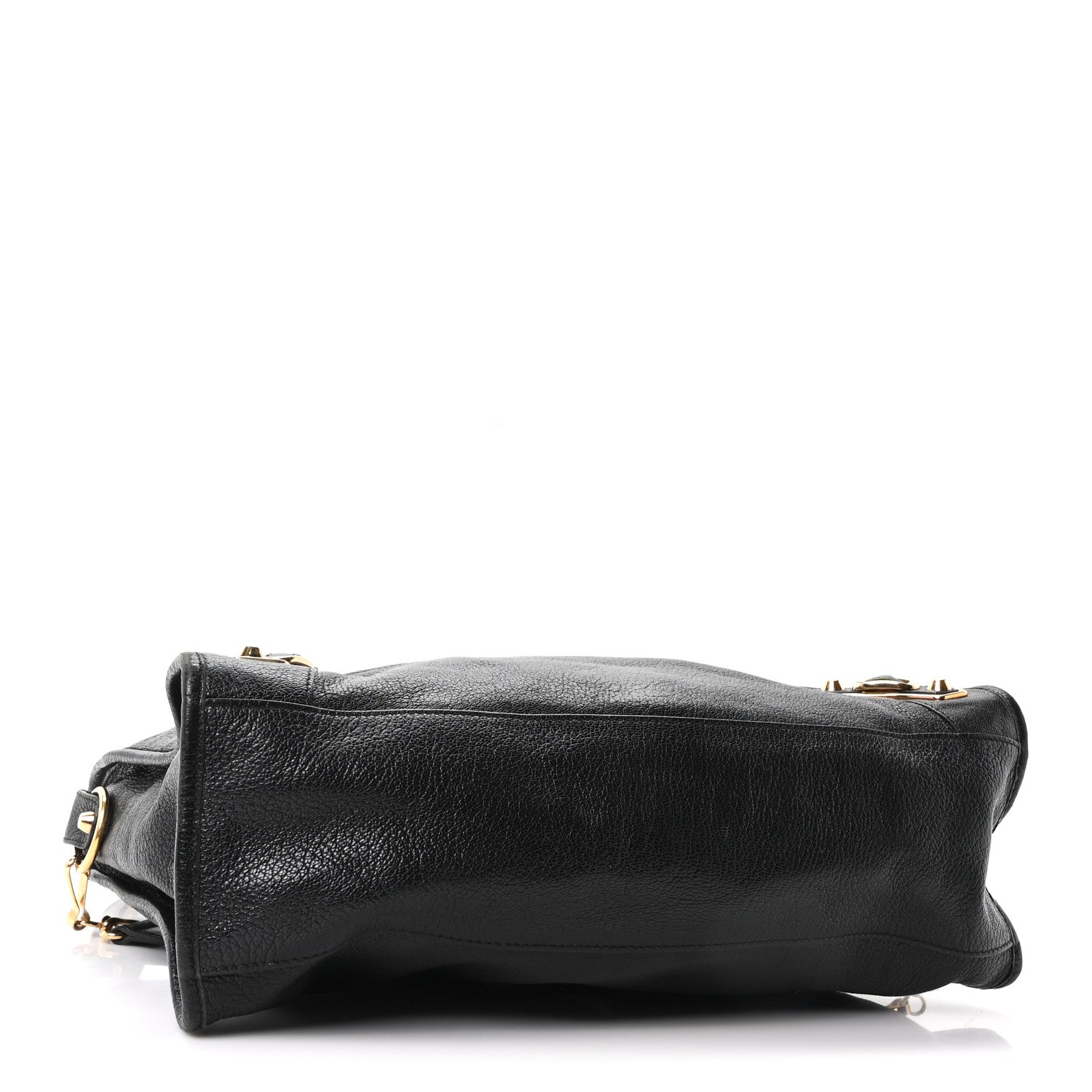 Chevre Gold Metallic Edge Hardware City Black