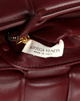 Nappa Maxi Intreccio Padded Cassette Crossbody Bag Barolo