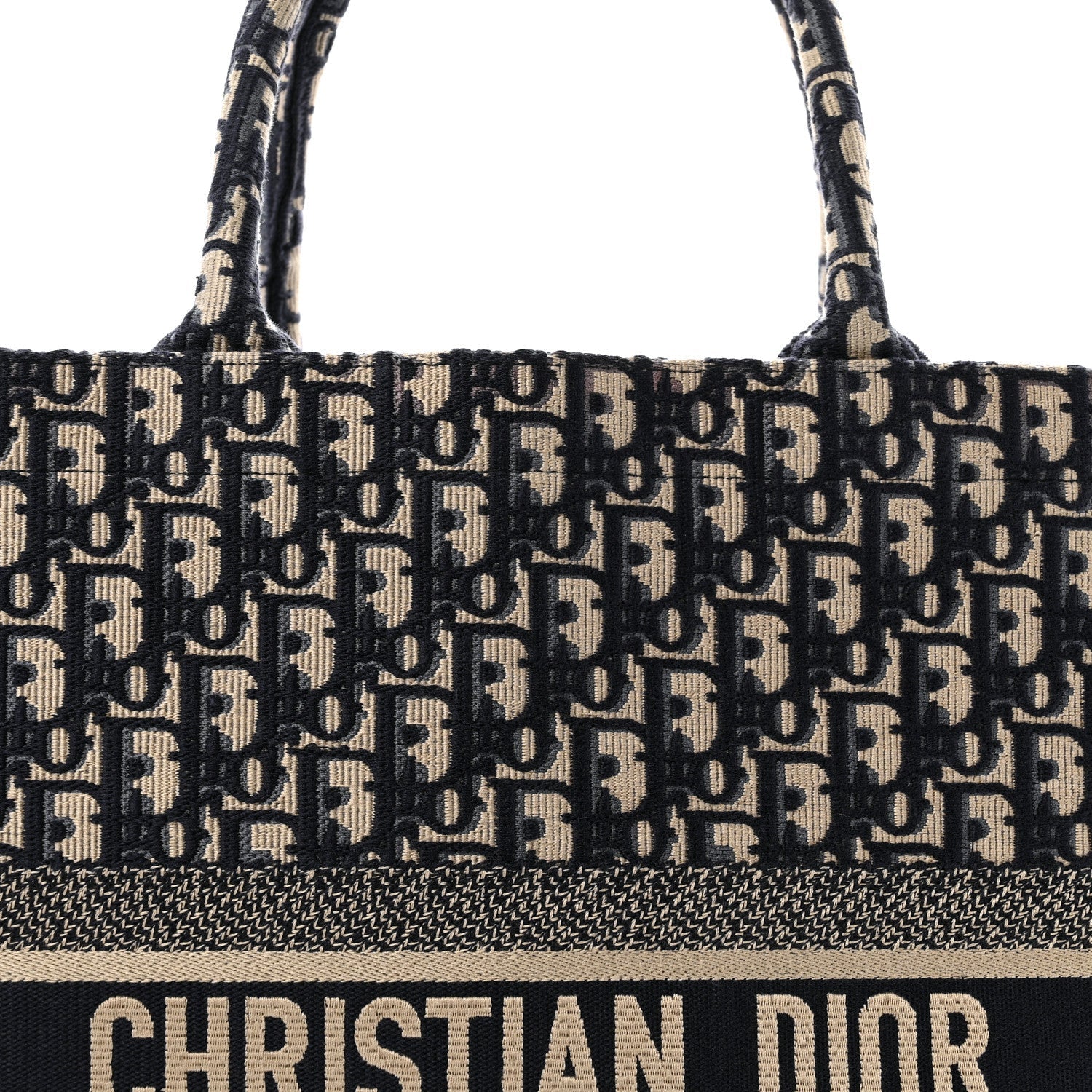 Oblique Large Book Tote Blue Multicolor