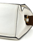 Agnello Old Shine F is FNDI Kan U Shoulder Bag White