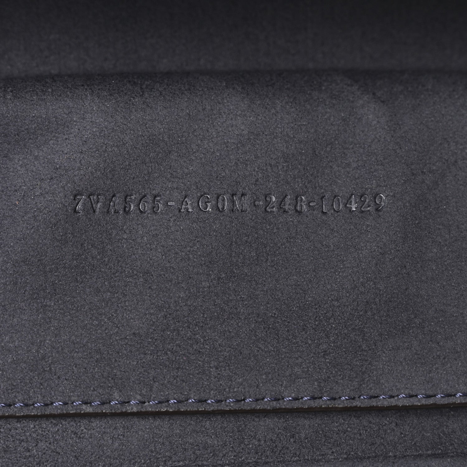 Recycled Fabric Jacquard Vitello King FF 1974 Baguette Soft Trunk  Blue