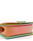 Caviar Quilted Small Cuba Rainbow Boy Flap  Multicolor
