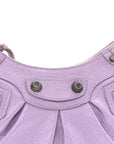Agneau Arena Le Cagole Shoulder Bag XS Lilac