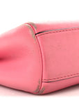 Shiny Nappa Micro Peekaboo Iconic Satchel  Rosa Fluo