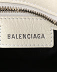 Agneau Arena Neo Cagole Handbag XS Optic White