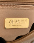 Lambskin Quilted Medium CHNL 19 Flap Dark Beige