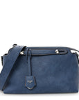 Cuoio Romano Selleria Denim Effect Medium By The Way Soft Boston Bag Blue