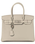 Togo BIRKIN 30 Gris Perle