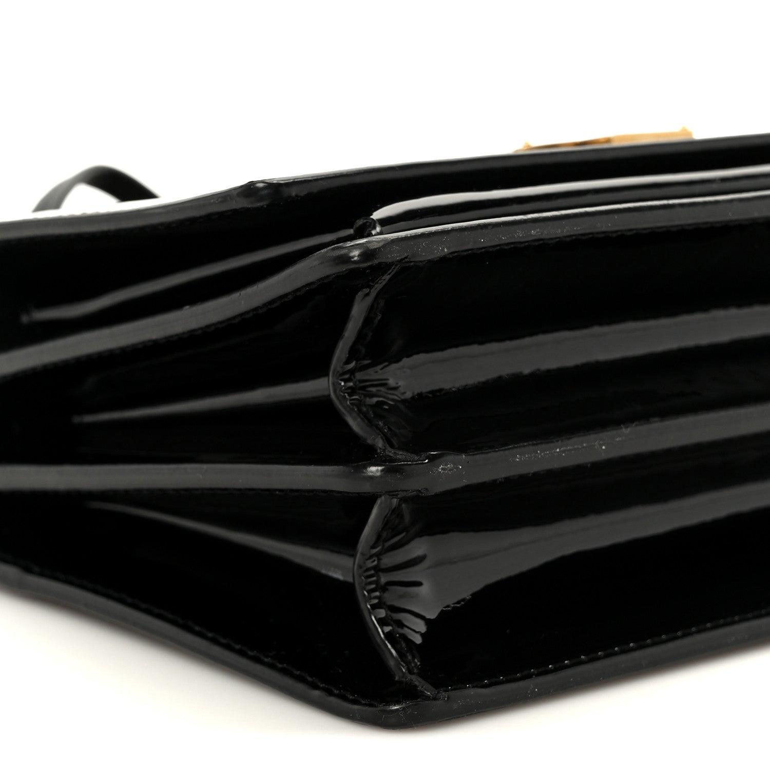 Patent Small Monogram Sunset Black
