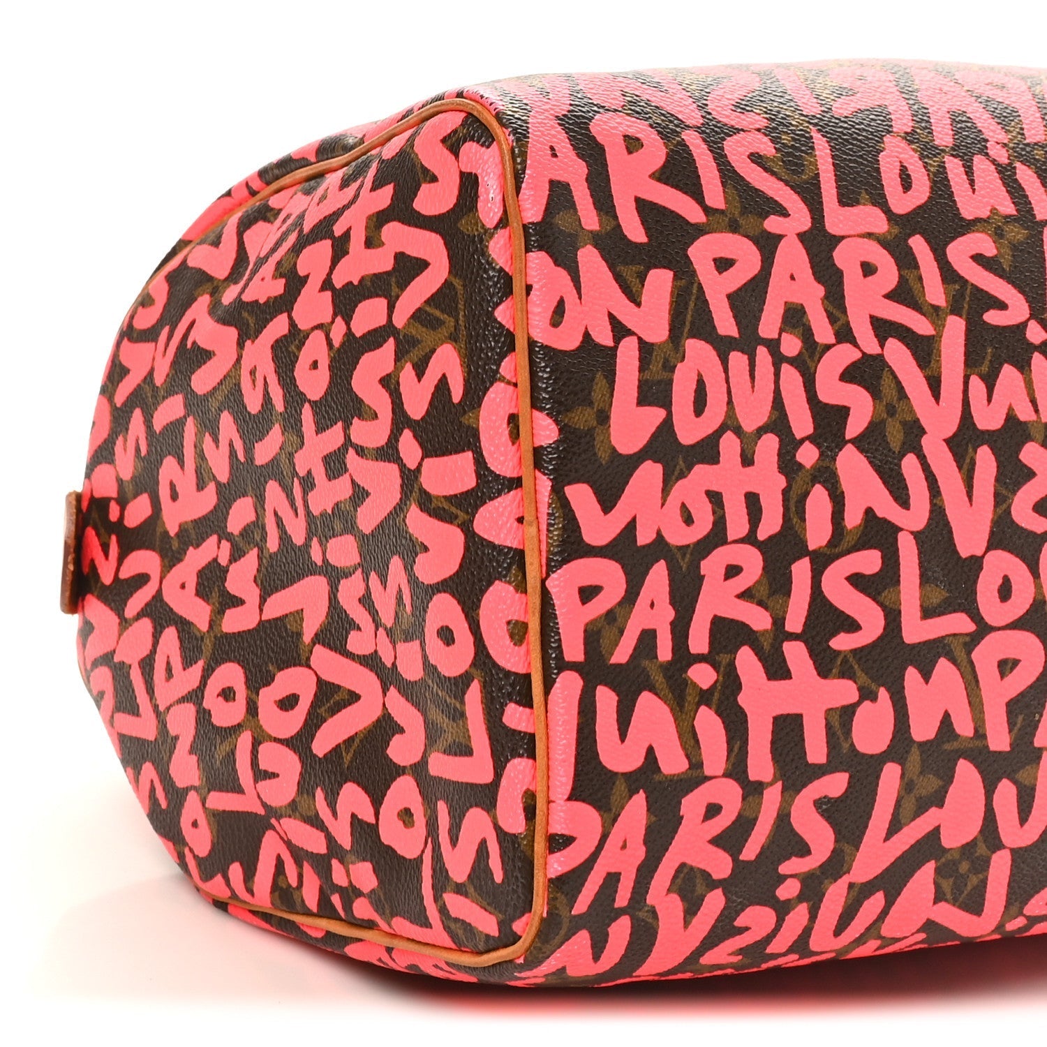 Monogram Graffiti Speedy 30 Fuchsia