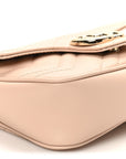 Calfskin Matelasse Super Mini GG Marmont Shoulder Bag Porcelain Rose