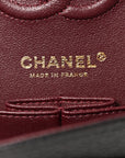 Caviar Quilted Small Double Flap Black