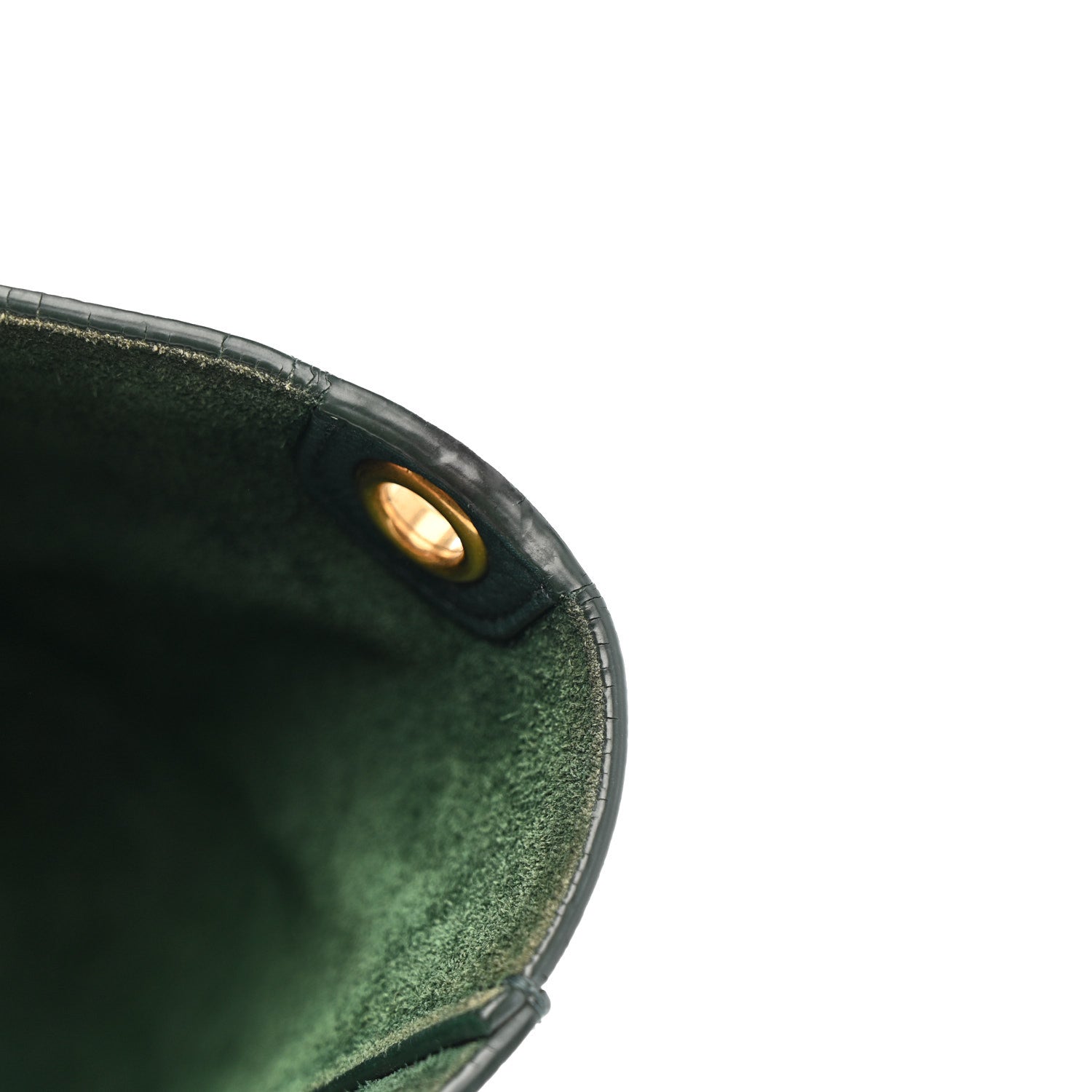 Soft Grained Calfskin Small Sangle Bucket Bag Amazone