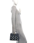 Epsom Tadelakt Chevre Mysore Casaque Etoilee Kelly Sellier 25 Ardoise Black Vert Peppermint
